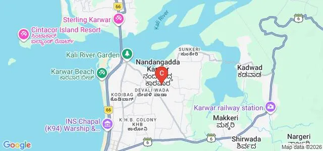 Shivaji College of Education, Karwar Map