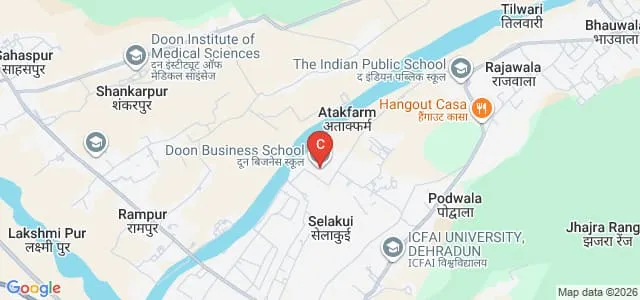 Doon Business School, Dehradun Map