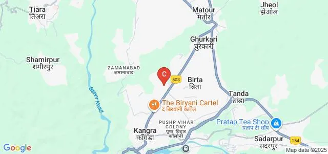 Shree Balaji Hospital and College of Nursing, Kangra Map