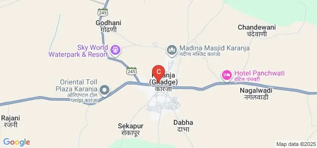Narayanrao Kale Smruti Model College, Karanja Map