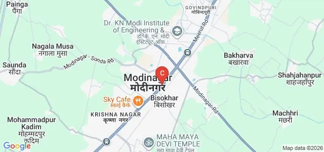 Modern Academy B Ed College, Modinagar Map