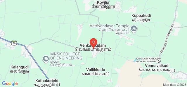 St Xavier's College of Education, Pudukkottai Map