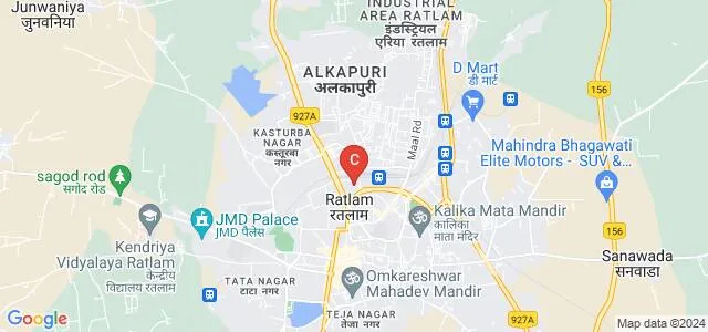Miracle Paramedical College, Ratlam Map