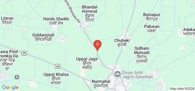 PTM Arya College, Jalandhar Map