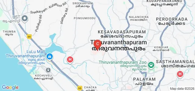 Regional Cancer Centre, Thiruvananthapuram Map
