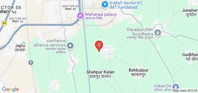 School of Leadership and Management, Manav Rachna International Institute of Research and Studies, Faridabad Map