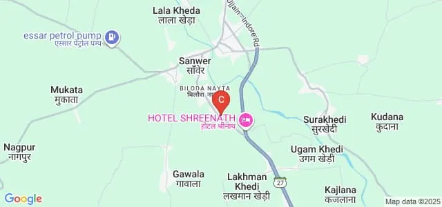 Government Degree College, Sanwer Map