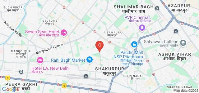 Inter National Institute of Fashion Design, Pitampura, Delhi Map