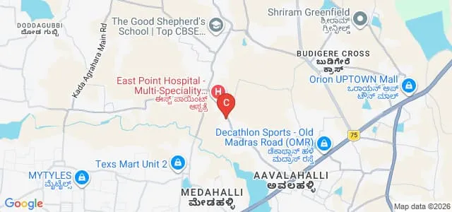 East Point School of Nursing, Bengaluru Map