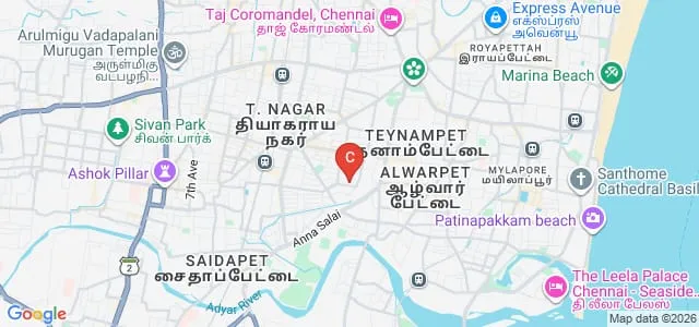 Rajaji College Of Education, Chennai Map