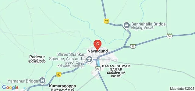 Government First Grade College, Navalgund Map