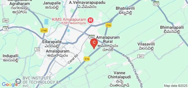 Prasiddha College of Engineering and Technology, Amalapuram Map