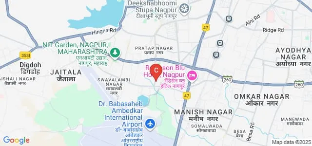 Nikalas Mahila Mahavidyalaya, Nagpur Map