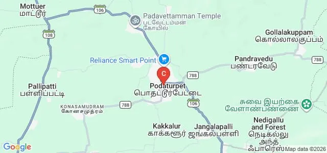 TVM College of Education, Tiruvallur Map