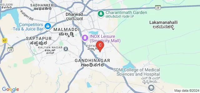 Shri Manjunatheshwara College of Education, Dharwad Map