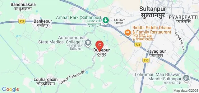 Pandit Shiv Ratan Dubey Balika Mahavidyalaya, Sultanpur Map