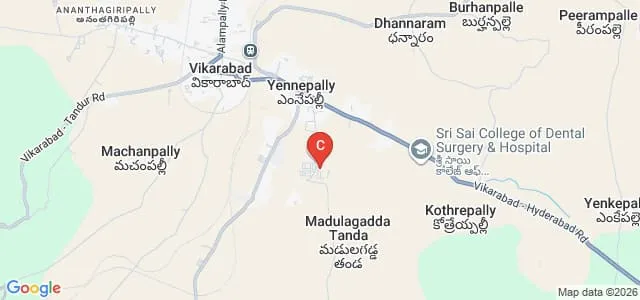 Mahavir Institute of Medical Sciences, Vikarabad Map