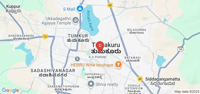 Sree Siddaganga Institute of Nursing Sciences and Research Centre, Tumkur Map