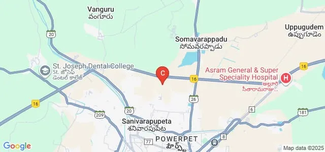 MVN Institute of Management Studies and Research, Eluru Map