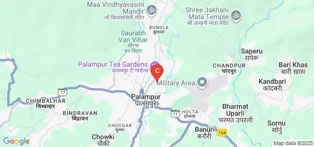 KLB DAV College for Girls, Palampur Map