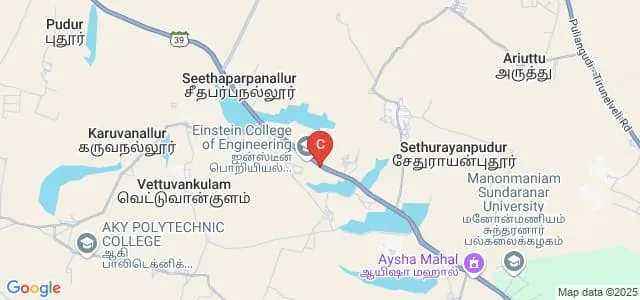 Einstein College of Arts and Science, Tirunelveli Map