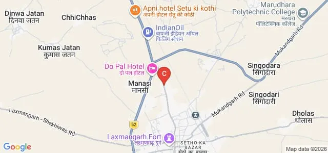 Sekhawati Mahila Shikshak Prashikshan Mahavidyalaya, Sikar Map