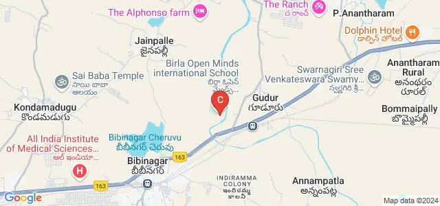 Tudi Ram Reddy Institute of Technology and Science, Bibinagar Map