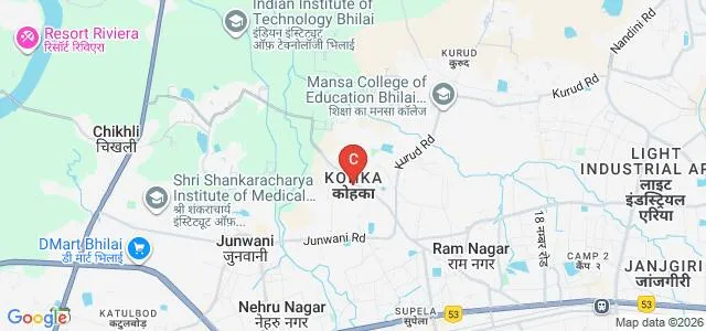 Rungta College of Engineering and Technology, Bhilai Map