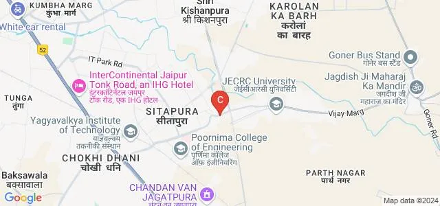 Educosm Technical Campus, Jaipur Map
