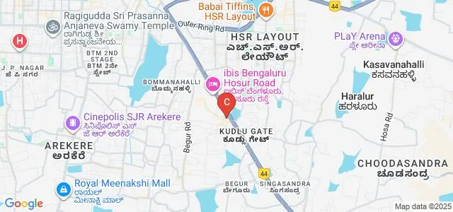 Sharada Vikas School of Excellence for Law, Bengaluru Map
