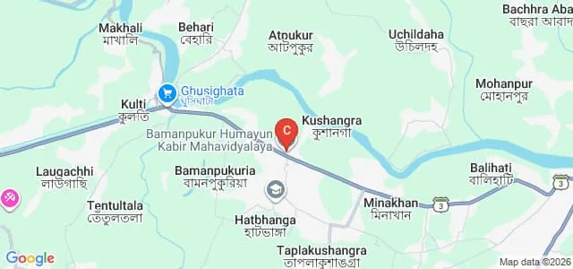 Bamanpukur Humayun Kabir Mahavidyalaya, North 24 Parganas Map
