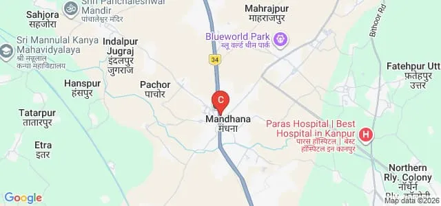 Krishna Girls Engineering College, Kanpur Map