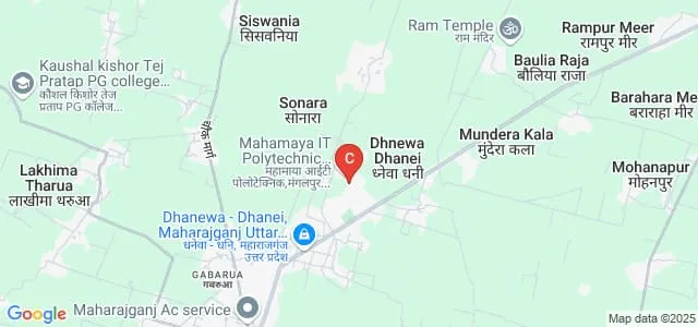 Bhim Rao Ambedkar Rajkiya Mahavidyalaya, Maharajganj Map