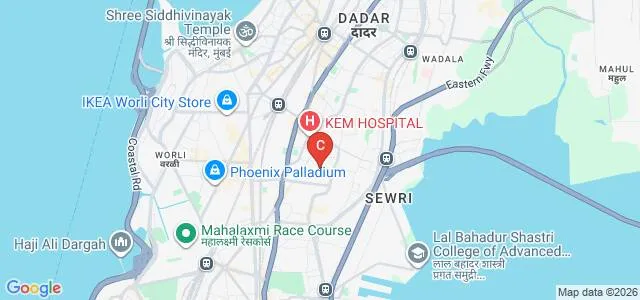 ESI Post Graduate Institute of Medical Science and Research Mahatma Gandhi Memorial Hospital, Mumbai Map