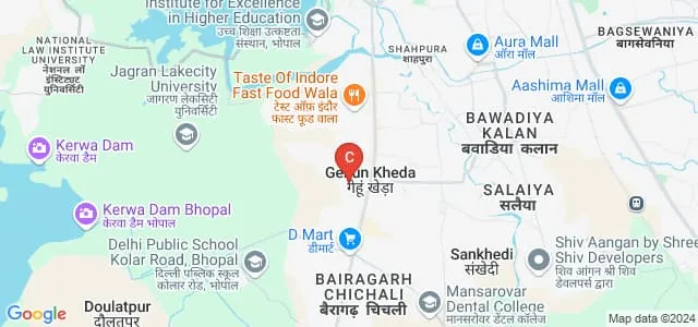Crescent Institute of Management, Bhopal Map