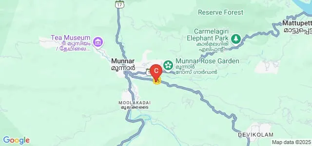 Government College, Munnar Map