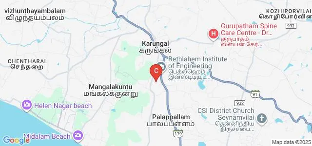 St Alphonsa College of Arts and Science, Karinkal Map
