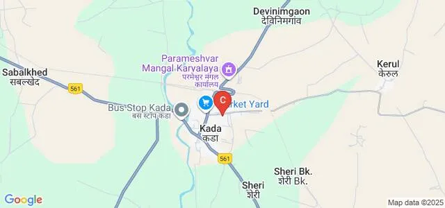 Anand Charitable Sanstha's Gangai Pharmacy College, Kada Map