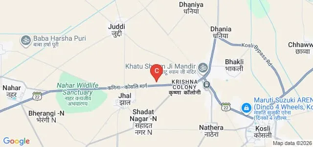 Krishna College of Education, Rewari Map