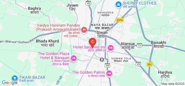 DAV Post Graduate College, Siwan Map