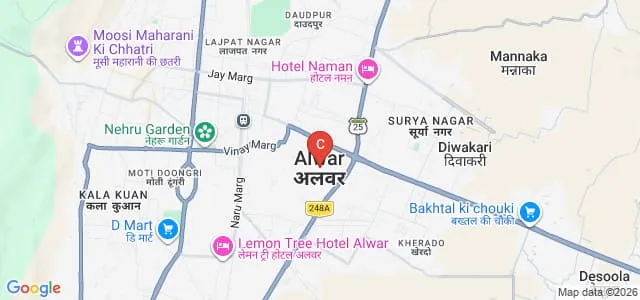 Swami Keshwanand Girls TT College, Laxmangarh Map