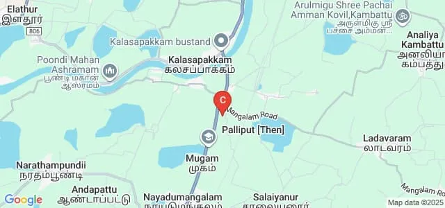 Chezhian Arts and Science College for Women, Kalasapakkam Map
