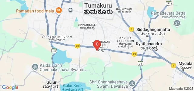 Varadaraja Institute of Allied Health and Paramedical Sciences, Tumkur Map