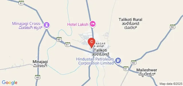 SK College of Arts and Commerce, Talikoti Map