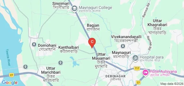 Manoranjan Saha Memorial B Ed College, Maynaguri Map