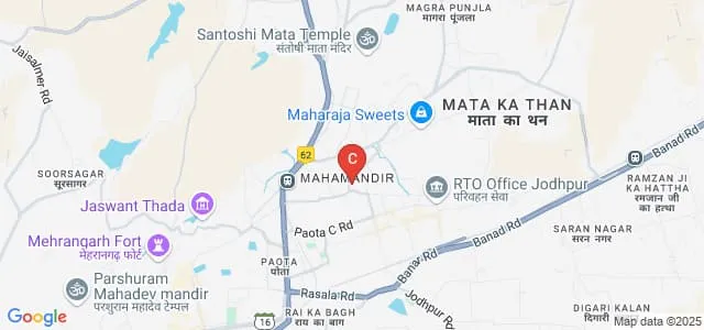 Annie Besant College, Jodhpur Map