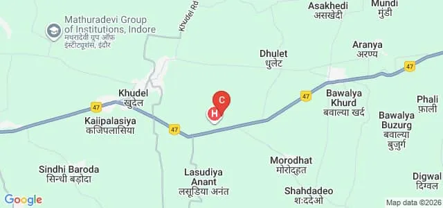 Index Nursing College, Indore Map