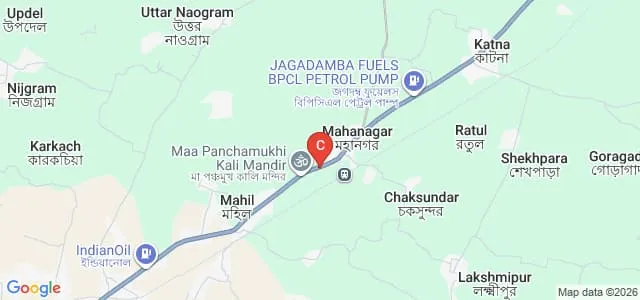 David Hare Teachers Training College, Malda Map