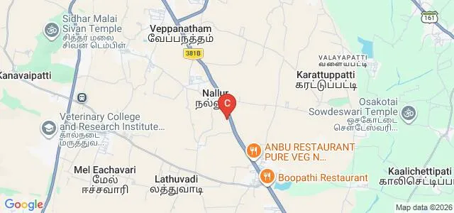 Sri Venglamani Amman B Ed College, Namakkal Map