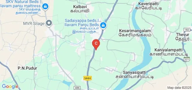 Bhavani Polytechnic College, Erode Map